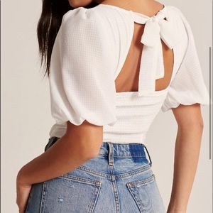 Abercrombie & Fitch Bow-Back Blouse